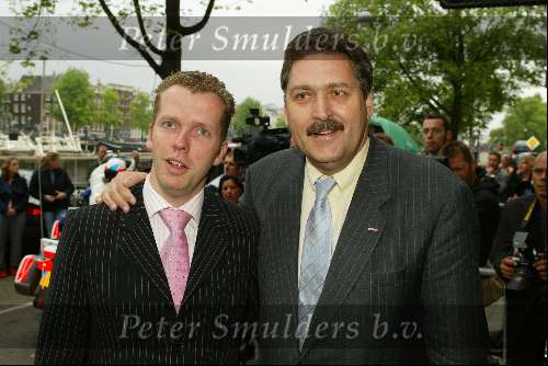 Amsterdam 7 juni 2002
Henk Krol met vriend