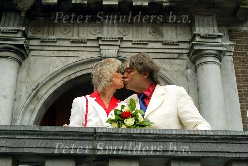 Breda 11 juni 2002
Trouwen Johnny Lion op stadhuis Breda.