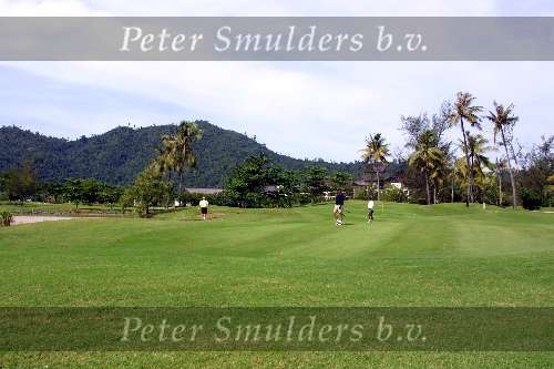 14 oktober 2001
Golfcourse Karambunai in Maleisie
Golfen