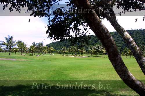 14 oktober 2001
Golfcourse Karambunai in Maleisie
Golfen