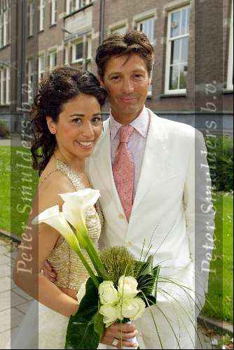 Amsterdam 8 juni 2002
Trouwen Rick Engelkes en Annemarie.