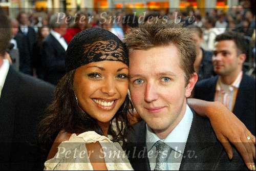 Amsterdam 27 juni 2002
Premiee Bad Company in Tushinsky
Sonja Silva met een vriend