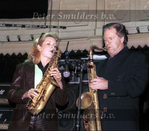 Amsterdam 1996
Optreden Candy Dulfer met haar vader Hans Dulfer