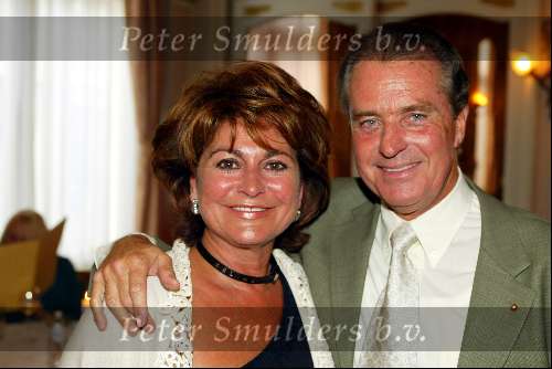 Den Haag 3 juni 2002
Haringparty bij hotel des Indes.
Hennie Cruyff en Christine Kroonenberg