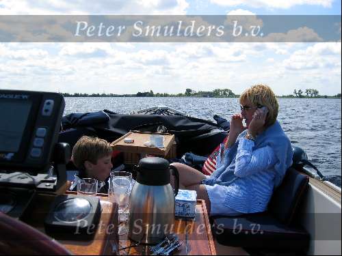 Varen met een sloep aan de Vecht