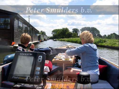 De Vecht sloep met heerlijk eten