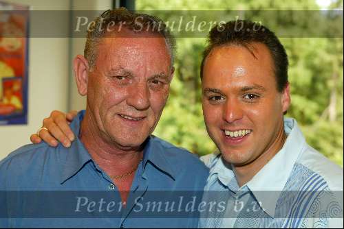 Hilversum 11 juni 2003
Frans Bauer met zijn vader