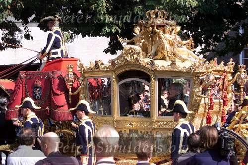 Den Haag19 september 2000
Prinsjesdag met Koningin Beatrix, Prins Clausin de Gouden Koets