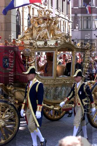 Den Haag19 september 2000
Prinsjesdag met Koningin Beatrix, Prins Clausin de Gouden Koets
