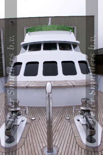 Den Bosch 14 april 2001
Jumbo IV van Prins Bernhard bij Moonen Shipyards
voor onderhoud na brand.