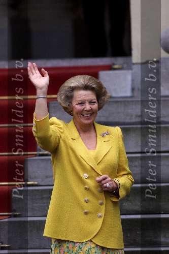 Den Haag 4 oktober 2000

Huldiging van de medaillewinnars  Olympische spelen door Koningin Beatrix