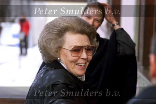 lech 6 februari 2001
Koningin Beatrix op vakantie in Lech