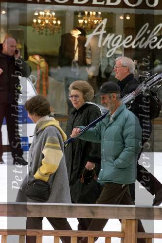 lech 6 februari 2001
Koningin Beatrix op vakantie in Lech