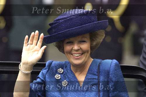 Utrecht 8 juli 2000
Trouwen  Prins Bernhard Jr en Prinses Annette Sekreve in domtoren in Utrecht.
Koningin Beatrix