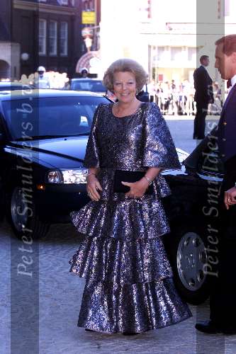 Amsterdam 12 mei 2001
Bal van Prins Constantijn en Laurentien op hetpaleis op de dam.
Koningin Beatrix