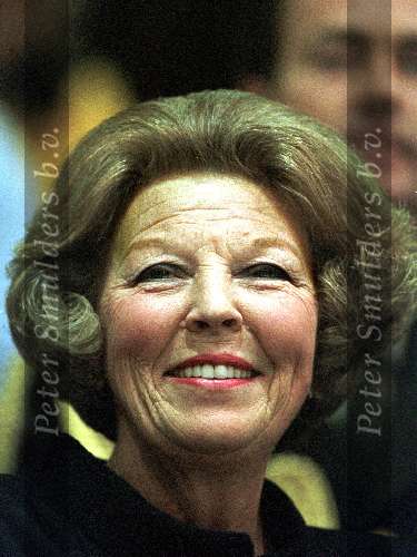 Heerenveen 13 Maart 1999
Koningin Beatrix bij WK Schaatsen