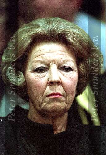 Heerenveen, 13-03-99
Koningin Beatrix bij WK Schaatsen