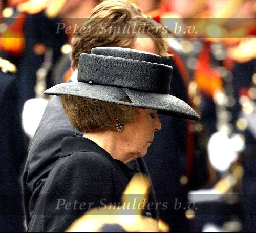 Delft 15 oktober 2002
Begrafenis Prins Claus.
Koningin Beatrix