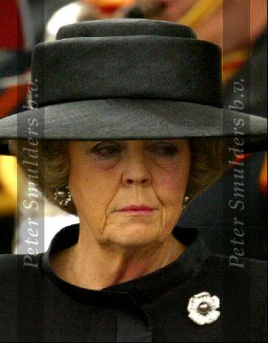 Delft 15 oktober 2002
Begrafenis Prins Claus.
Koningin Beatrix
