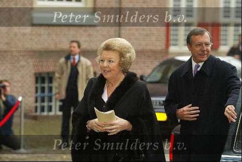 Apeldoorn 15 december 2002
Doop Prinses Eloise , Aanwezig Koningin BeatrixLaurens Jan Brinkhorst