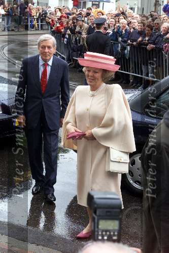 Den Haag 17 mei 2001
Trouwen Prins Constantijn en Prinses Laurentien Brinkhorst.
Koningin Beatrix en Prins Claus