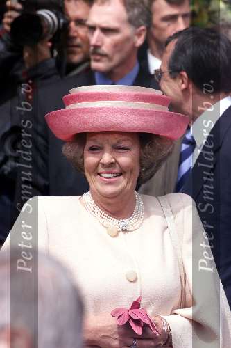 Den Haag 17 mei 2001
Trouwen Prins Constantijn en Prinses Laurentien Brinkhorst.
Koningin Beatrix