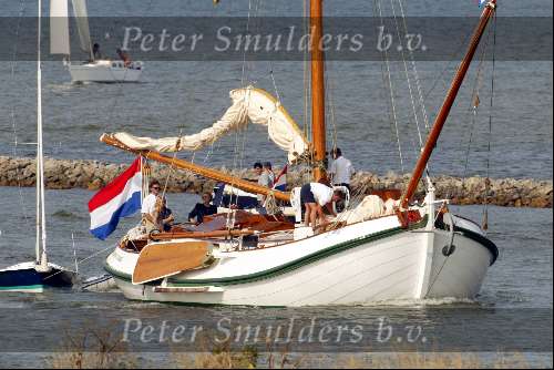 Muiden 18 augustus 2002
Koningin Beatrix varen met de Groene Draeck