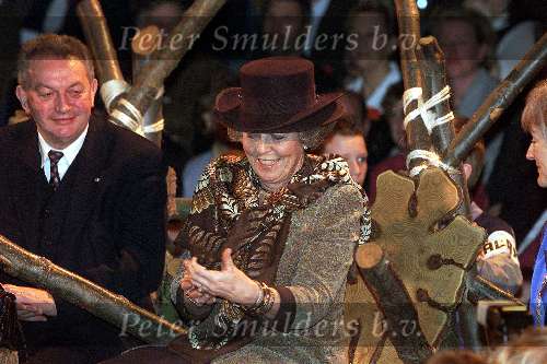 Utrecht 22 maart 2000
Nationale Boomplantdag  met koningin Beatrix.