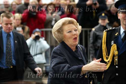 Scheveningen 27 januari 2002
Brunch van Maxima en Prins Willem Alexander in het Kurhaus. 
Koningin Beatrix