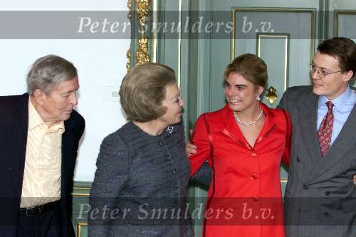 Den Haag 16 december 2000
Verloving van Prins Constantijn en Laurentien Brinkhorst.
Prins Claus, Koningin Beatrix