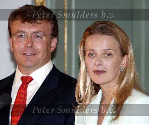 Den Haag 30 juni 2003
Verloving Mabel Wisse Smit en Prins Friso op huis ten bosch.