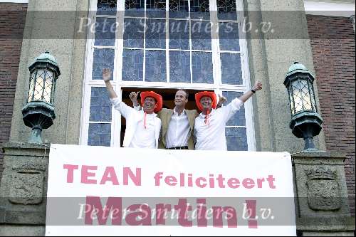 Alphen aan de rijn 9 juni 2003
Huldiging martin verkerk na finale roland garros