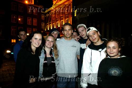Amsterdam 18 juni 2003
Paul Walker van 2 fast 2 furious