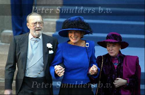 Amsterdam 2 februari 2002
Trouwen Prins Willem Alexander met Maxima
Prins Bernhard met Prinses Christina en Prinses Irene