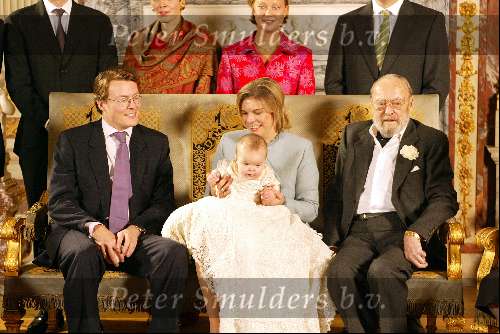 Apeldoorn 15 december 2002
Doop prinses Eloise  Prins Bernhard Prinses Laurentien Prins Constatijn