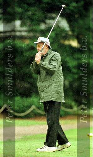 Hilversum, 29 juni 2000
Prins Bernhard in zijn buggy op de Hilversumsche Golfclub