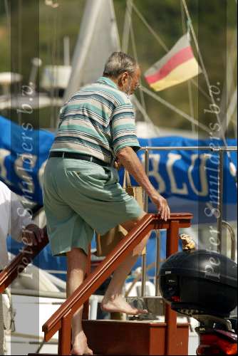 Porte Ercole 23 juli 2002
Prins Bernhard op de Jumbo VI