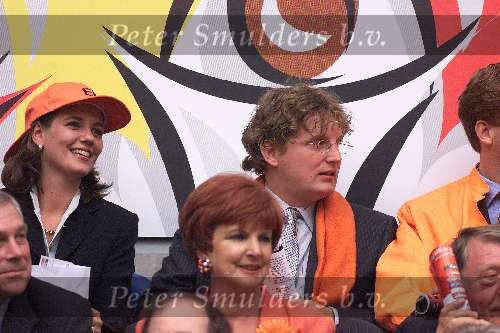 Amsterdam 21 juni 2000 euro 2000
Nederland-Frankrijk 3-2
Prins Bernhard JR en Annette Sekreve