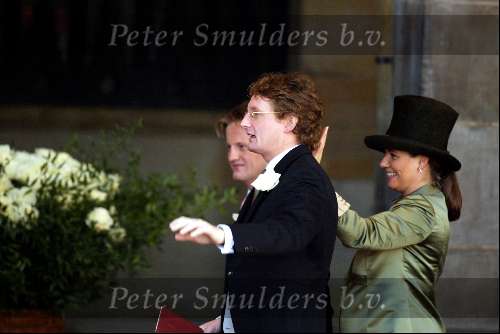 Amsterdam 2 februari 2002
Trouwen Prins Willem Alexander met Maxima
Prins Bernhard Jr. met Prinses Annette