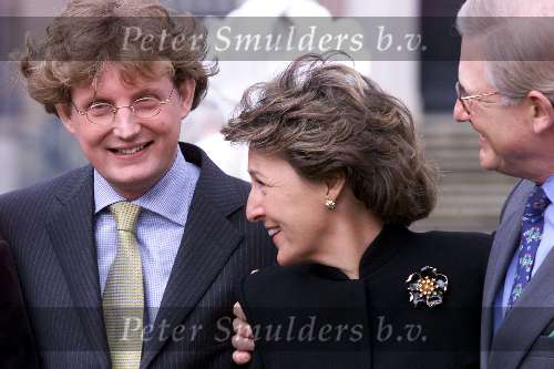 Apeldoorn, 11 maart 2000
Paleis \\\'t Loo
Verloving van Prins Bernhard Jr.met Annete Sekreve
Prinses Margriet en Pieter v Vollenhoven