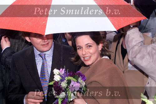 Leiden, 29 april 2000
Koninginnedag 2000
Prins Bernhard Jr. met zijn a.s. bruid Annette Sekreve