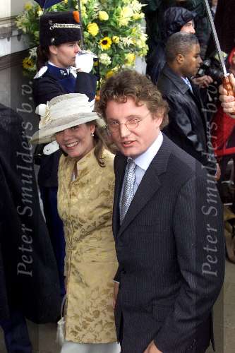 Den Haag 17 mei 2001
Trouwen Prins Constantijn en Prinses Laurentien Brinkhorst.
Prins Bernhard Jr en Prinses Annette