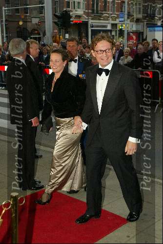 Amsterdam 25 april 2003
Concert vanwege de 65 e verjaardag van koningin beatrix
Prins Bernhard jr en Prinses Annette