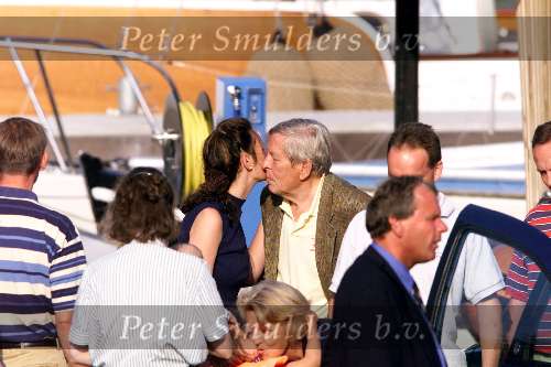Muiden 29-08-1999
Koningin Beatrix en Prins Claus varen met de groene Draeck.