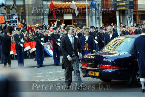 Amsterdam 2 februari 2002
Prins Willem Alexander en Maxima trouwen.
Prins Friso