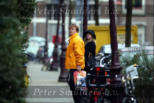 Amsterdam 8 maart 2003
Prins Friso en Mabel Wisse Smit gaan op bezoek bij Prins Maurits en Prinses Marilene