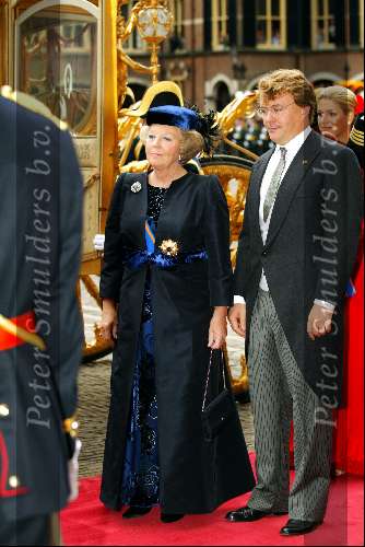 Den Haag 17 september 2002
Prinsjesdag met Koningin Beatrix en Prins Friso
