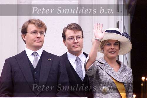 Den Haag 18 september 2001
Prinsjesdag 2001
Prins Friso Prins Constatijn en Prinses Laurentien