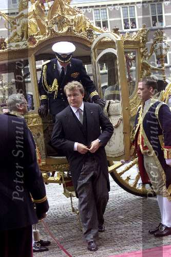 Den Haag 18 september 2001
Prinsjesdag 2001
Prins Friso