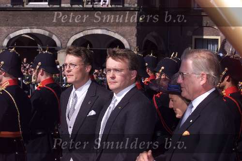 Den Haag19 september 2000
Prinsjesdag met Prins Friso, Prins  Constatijnen Pieter v Vollenhoven